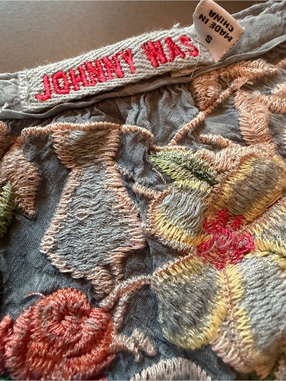 Johnny Was Taifa Embroidered V-Neck Floral Tunic, SZ Small… on website for $150 - Picture 6 of 10